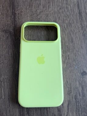 Apple Neon yellow Silicone iPhone Case